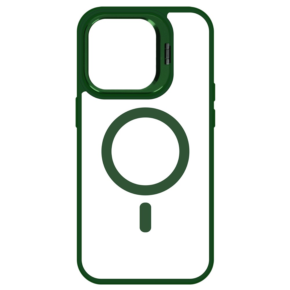 Husa Protectie Impact MagSafe cu Inel-Stand Iphone 13 Compatibil -Verde - 3 | YEO